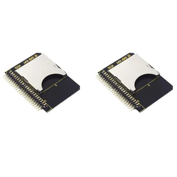 2шт IDE SD Адаптер SD к 2.5 IDE 44-Контактный Адаптер 44-контактный Штекерный Конвертер SDHC/SDXC/MMC Адаптер Карты памяти для Ноутбука