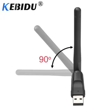 Kebidu 150M USB 2,0 WiFi Беспроводная Сетевая карта 802.11 b/g/n LAN Антенный Адаптер для Портативных ПК Win 7 8 10 Mac IOS Android Linux