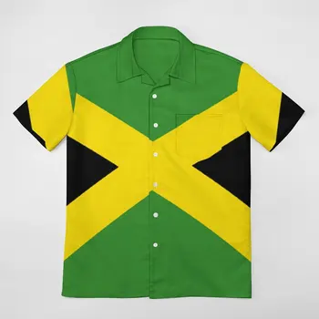 Лидер продаж Ямайка Ямайский флаг, рубашка с короткими рукавами, футболки, Костюм для плавания, Высокое качество, Размер США