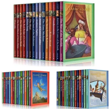 15 книг Sterling Classic Starts L1 L2 L3 Kid English Enlightenment Reading Books Livre Libro