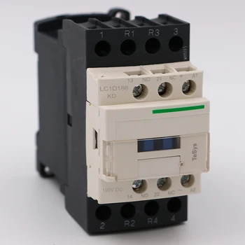 Электрический магнитный контактор постоянного тока LC1D188KD 4P 2NO + 2NC LC1-D188KD 32A Катушка постоянного тока 100 В