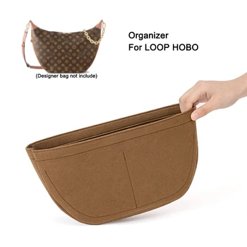 Вкладыш-органайзер для вставной сумки Подходит для сумки-хобо с петлей, Разделитель для хранения сумок, разделитель для хранения сумок