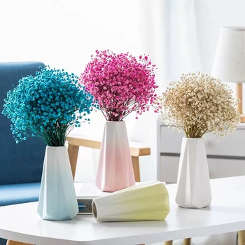 Простые украшения для вазы с сушеными цветами, столешницы для гостиной, гидропонные цветочные композиции, полные звезд, цветочные украшения