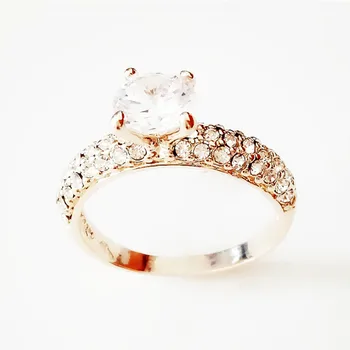 2022 Женские кольца, Новые модные ювелирные изделия из золота 585 Пробы, белое кольцо с кубическим Цирконием, ювелирные изделия