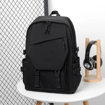 Новый Рюкзак из искусственной кожи для мужчин и женщин, Вместительный для путешествий, Повседневная черная сумка, Студенческий модный Рюкзак для фитнеса на открытом воздухе, Бизнес-Йога