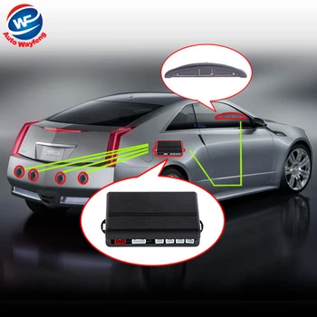 Цветной светодиодный дисплей с цифрами автомобиля, система мониторинга парковки заднего хода, резервный радар с подсветкой + 4 датчика, 6 цветов Оптом