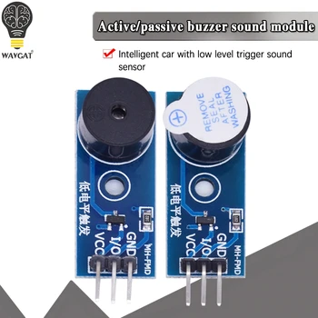 Высококачественный активный/пассивный модуль звукового сигнала для Arduino, Новый комплект DIY, активные модули низкого уровня звукового сигнала