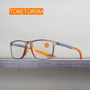 Toketorism TR90 оправа анти-синие компьютерные очки для чтения, очки от пресбиопии для Sight Plus 9111