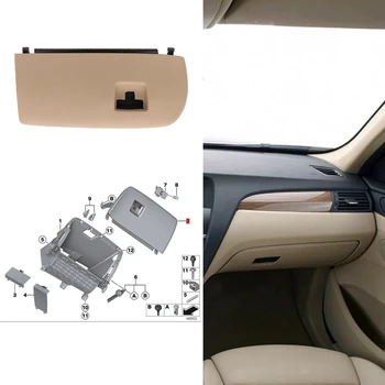 51166839001 Автомобильная приборная панель, крышка Бардачка, крышка двери, передняя приборная панель, только Бежевый для BMW X3 X4 F25 F26 2011-2018