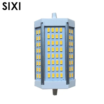 R7S LED 118 мм лампы 30 Вт с регулируемой яркостью R7S led light 118 мм без вентилятора SMD5730 led R7S лампа J118 R7S AC85-265V заменить галогенную лампу