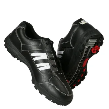 Аутентичная обувь для гольфа, мужские водонепроницаемые противоскользящие спортивные кроссовки, Мужские дышащие шипы, тренировочная обувь для гольфа