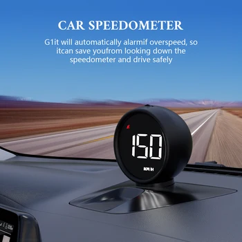 GPS HUD 2023 Новый Головной Дисплей Smart Digital Speedometer KMH MPH Измеритель Пробега Аксессуары Для Автоэлектроники, Совместимые Со Всеми Автомобилями