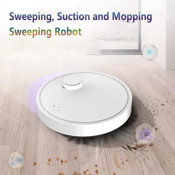 Автоматический робот-пылесос 3-в-1, интеллектуальная беспроводная Подметальная машина для влажной и сухой уборки, ультратонкая Уборочная машина для умного дома