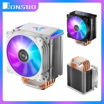 JONSBO CR1400 CPU Cooler Вентилятор 4 Тепловые трубки 4 Pin PC Корпус Компьютера Охлаждение DC 12V PWM ARGB Радиатор Радиатор для Intel/AMD