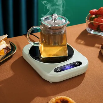 300 Вт Нагреватель для чашек, Подогреватель кофейных кружек, Быстрое кипячение воды, 4 передачи Регулировки температуры, Подогреватель Горячего Кофе, Чая с молоком, Грелка, Автоматическое отключение