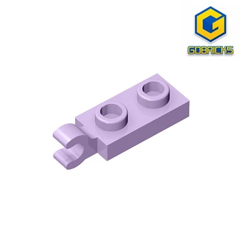 Gobricks GDS-817 пластина 2X1 С вертикальным держателем, совместимая с lego 63868, детские развивающие строительные блоки 