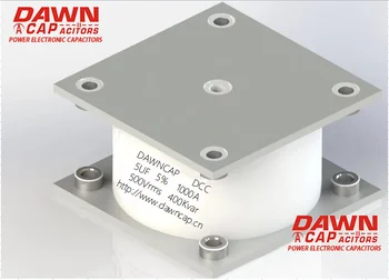 DAWNCAP DCC-5H 5 мкФ 500 В 1000A 400KVAR с водяным охлаждением Большой ток Большой Резонансный Конденсатор 78*78*34 мм