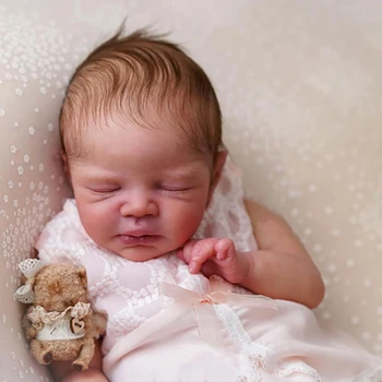 16-дюймовый набор для новорожденной куклы-реборн для сна Zendric Soft Touch Реалистичный набор для новорожденных незаконченных кукольных деталей с корпусом