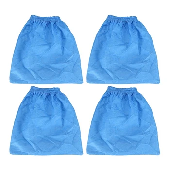 Аксессуары для текстильных фильтровальных мешков в упаковке из 4 предметов для пылесоса Karcher MV1 WD1 WD2 WD3, запчасти для фильтровальных мешков