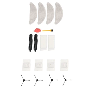 Аксессуары для пылесоса Roidmi EVE Plus, мешок для сбора пыли, HEPA-фильтр, основная щетка, швабра, боковая щетка, запасные части