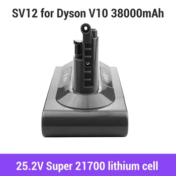 Для Dyson V10 Аккумулятор 25,2 В 38000 мАч SV12 V10 Пушистое животное V10 Абсолютное напоминание о головной боли Заменить литиевую батарею