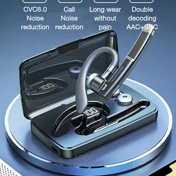 Наушники EARDECO Bluetooth Беспроводные наушники с микрофоном Бизнес-гарнитура Auriculares Слуховые аппараты Мониторные наушники
