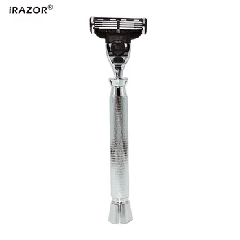 iRAZOR Classic Ручная Безопасная бритва Tripel Blade Mach 3 для Мужчин и женщин, для удаления волос, для Парикмахера, для бритья, Аксессуары для мужа