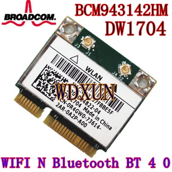 Broadcom Bcm4314 Dw1704 Wifi N + Bluetooth R4gw0 Беспроводная Мини-карта Pcie для Dell BCM43142HM