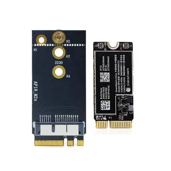 BCM94360CS2 Двухдиапазонная WiFi карта + NGFF M.2 Ключ A/E адаптер WIFI BT 4,0 802.11Ac Карта для 11 дюймов A1465 13 дюЙмов A1466
