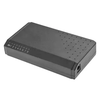 8-портовый POE удлинитель 100 Мбит/с со стандартом IEEE 802.3af для IP-камеры NVR AP IP VOICE POE Расширяет диапазон POE на 100 метров