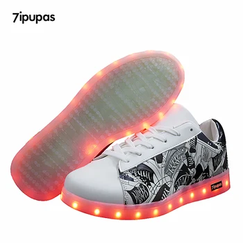 Светящиеся кроссовки/USB Студенческая детская обувь со светящейся подошвой для детей, Корзина для мальчиков и девочек, светодиодные кроссовки Enfant, светящиеся кроссовки Led Feminino