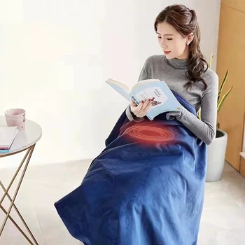 180x100 см графеновое композитное нагревательное одеяло, фланелевое нагревательное одеяло, шаль с электрическим подогревом