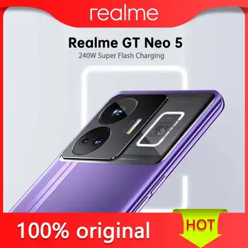Смартфон Realme GT Neo 5 Snapdragon 8 Gen1 150/240 Вт Super Charge 6,74 1,5 K AMOLED 144 Гц 50 Мп IMX890 NFC Мобильный телефон