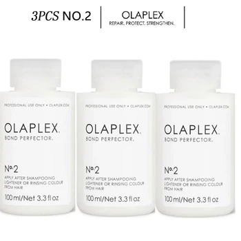 3ШТ Olaplex №2 BOND PERFECTOR Несмываемый Восстанавливающий Крем Для укладки Устраняет Завивание, Увлажняет и защищает волосы №1234567 100 мл