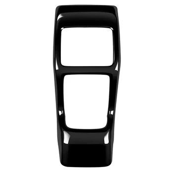 Автомобильная Глянцевая Черная Задняя Вентиляционная Рамка для Кондиционера с Защитой От Ударов, Накладка на Панель для Honda Vezel HR-V HRV 2021 2022