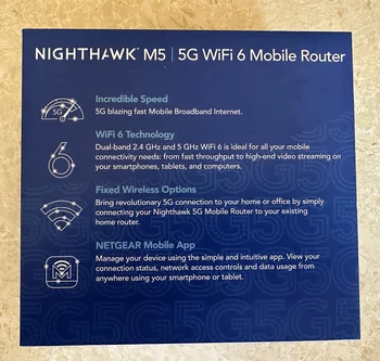 Абсолютно новый разблокированный Netgear Nighthawk M5 MR5100 5GNR n260.5GNR/LTE (Sub6): 1/2/3/4/5/7/12/14/29/30/46/48/66.N2/N5/N12/N66.